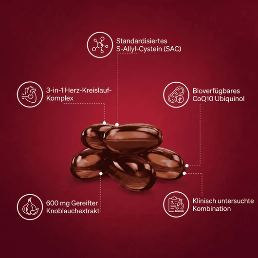 Mer gereifte Knoblauch Softgels