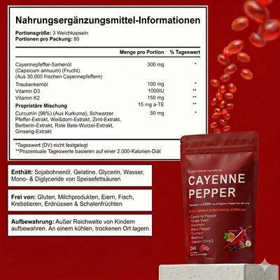 Mer Cayennepfeffer Softgels