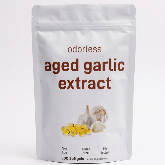 Mer gereifte Knoblauch Softgels