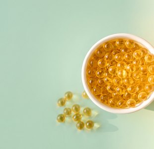 image ronde : capsules de vitamine D3